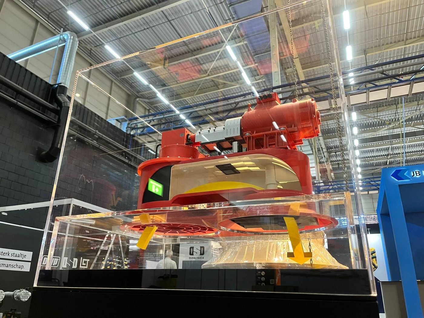 Industrieel presentatiemodel voor Allonscale
